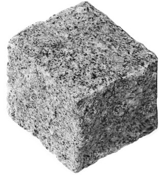 Kostka granitowa szara 4/6